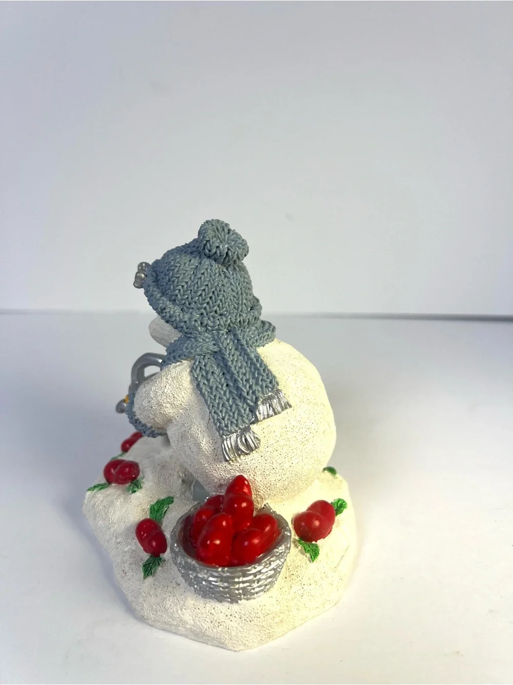 Snow Buddies Watering A Heart Garden Snowman Figurine Encore Group 2000 4”